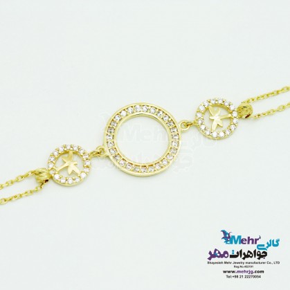 Gold Bracelet - Geometric Design-SB0032